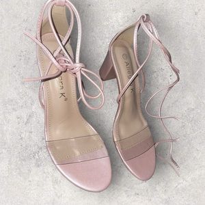 NWOT PINK HEELS